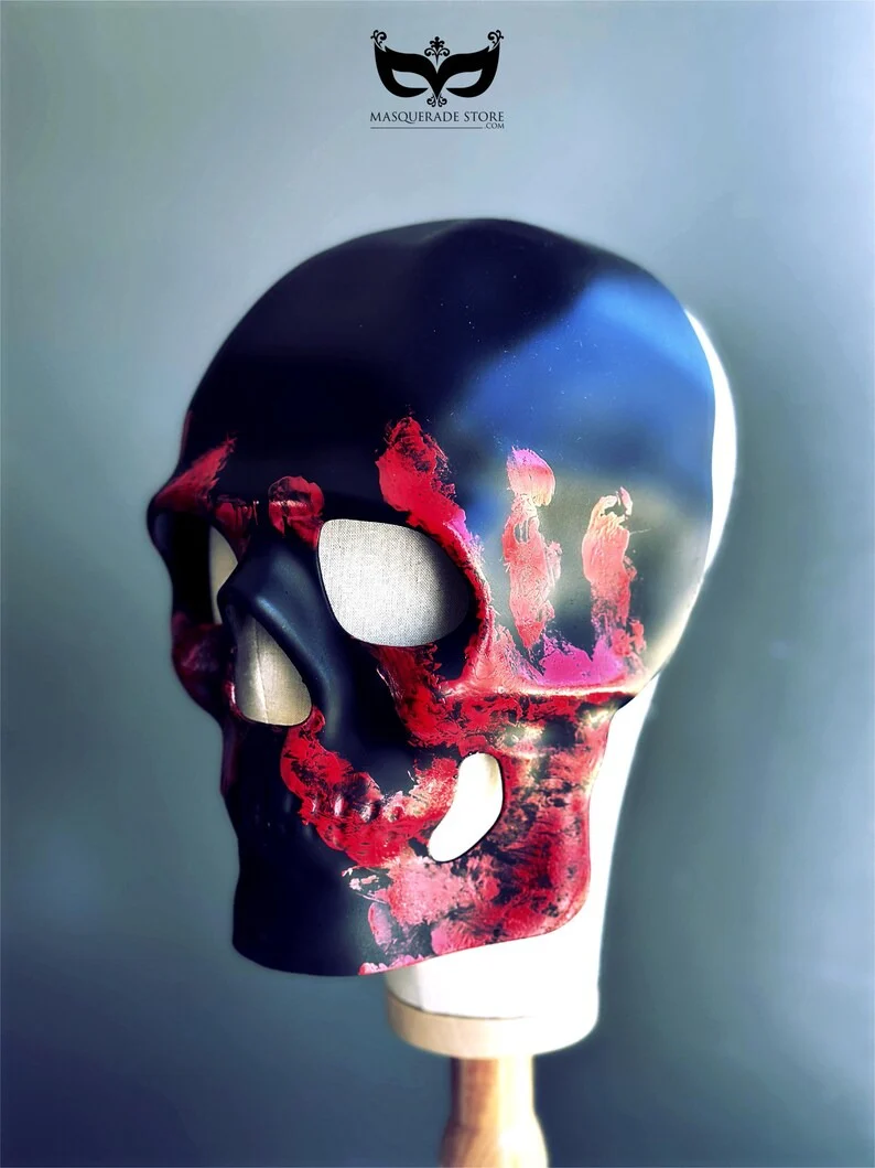 Blood Eclipse – Black Skull Mask - Image 3
