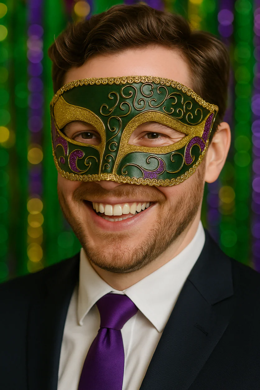Bulk Masks - Elegant Mardi Gras Venetian Masks - Image 2