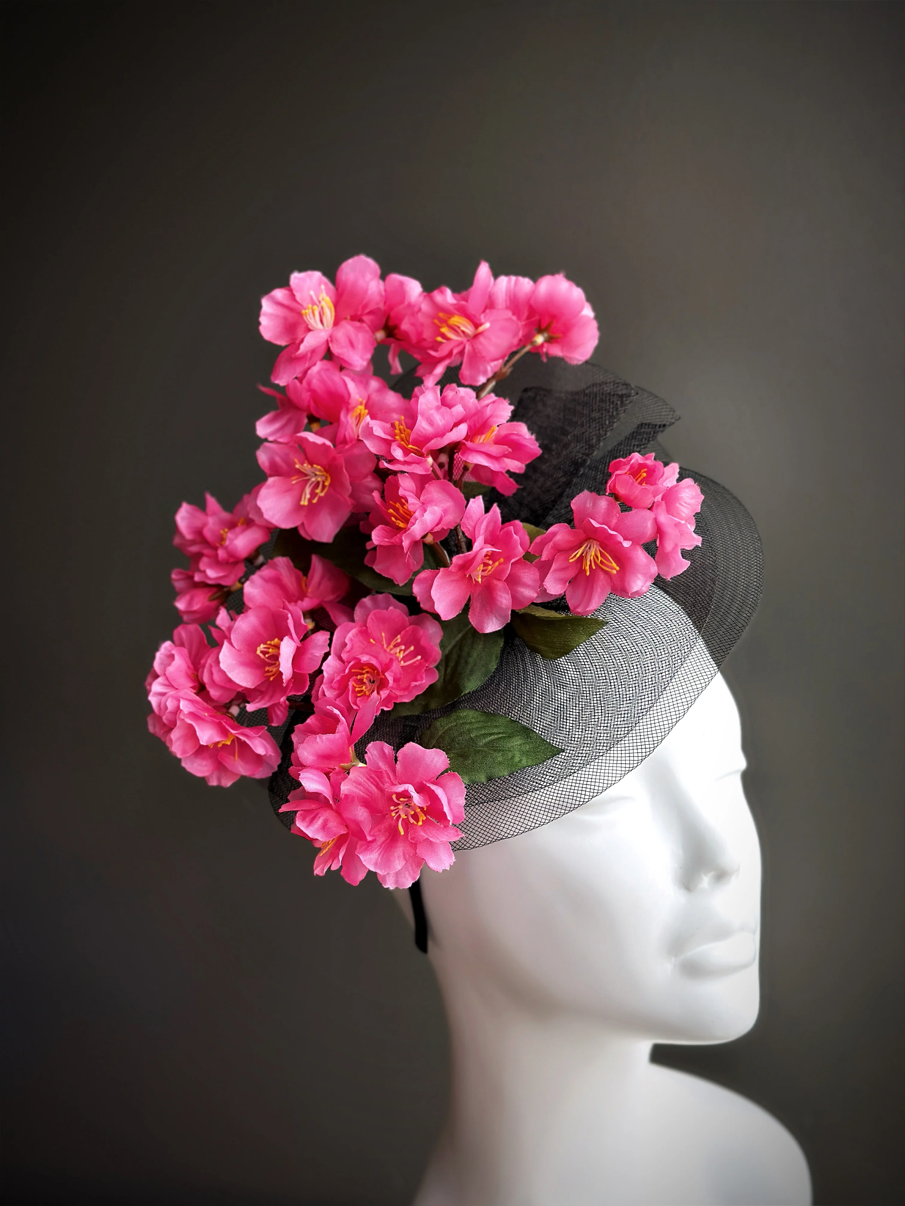 Cherry Blossom Fascinator - Pink - Image 2