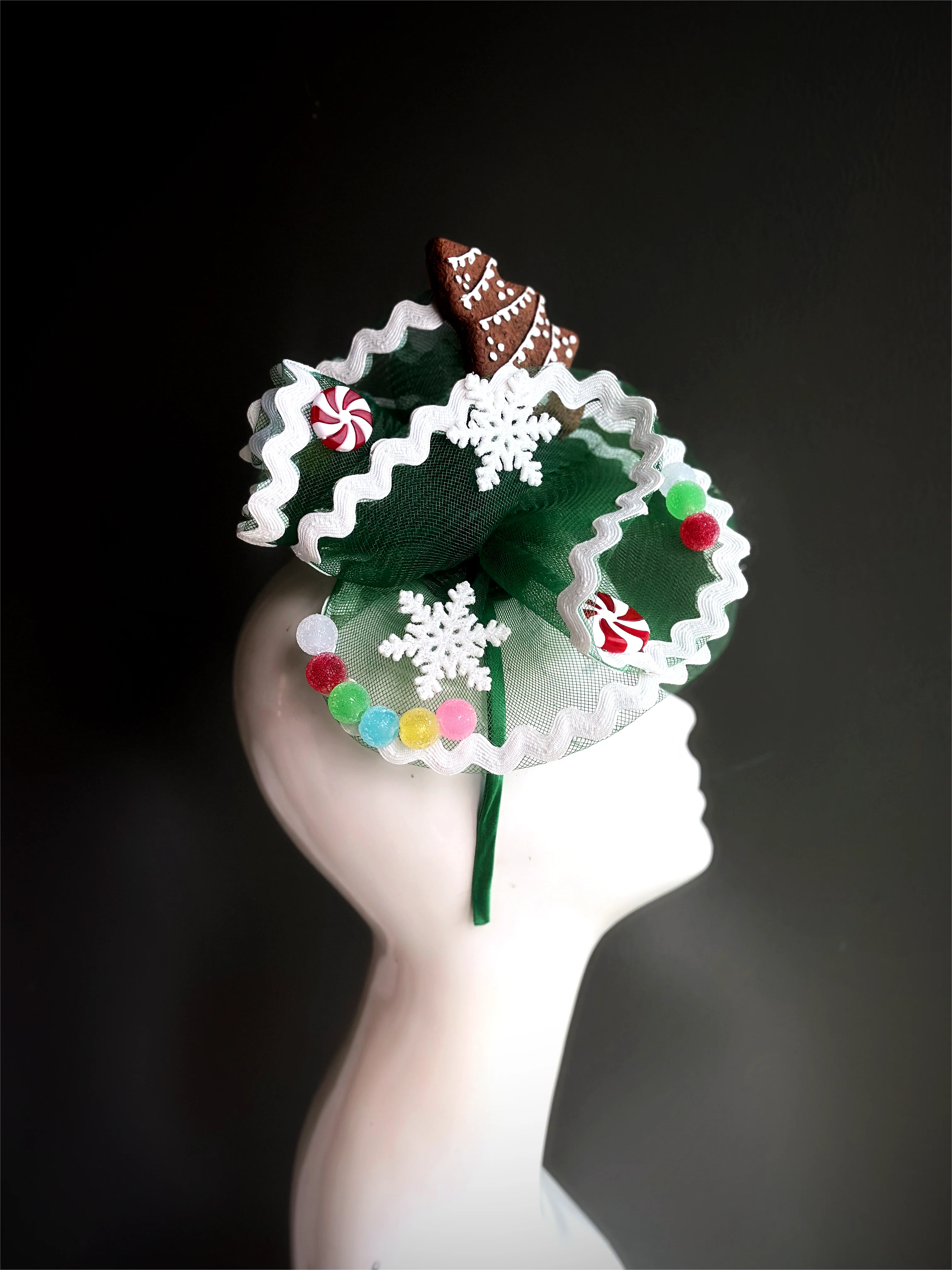 Christmas Cheer Fascinator - Image 2