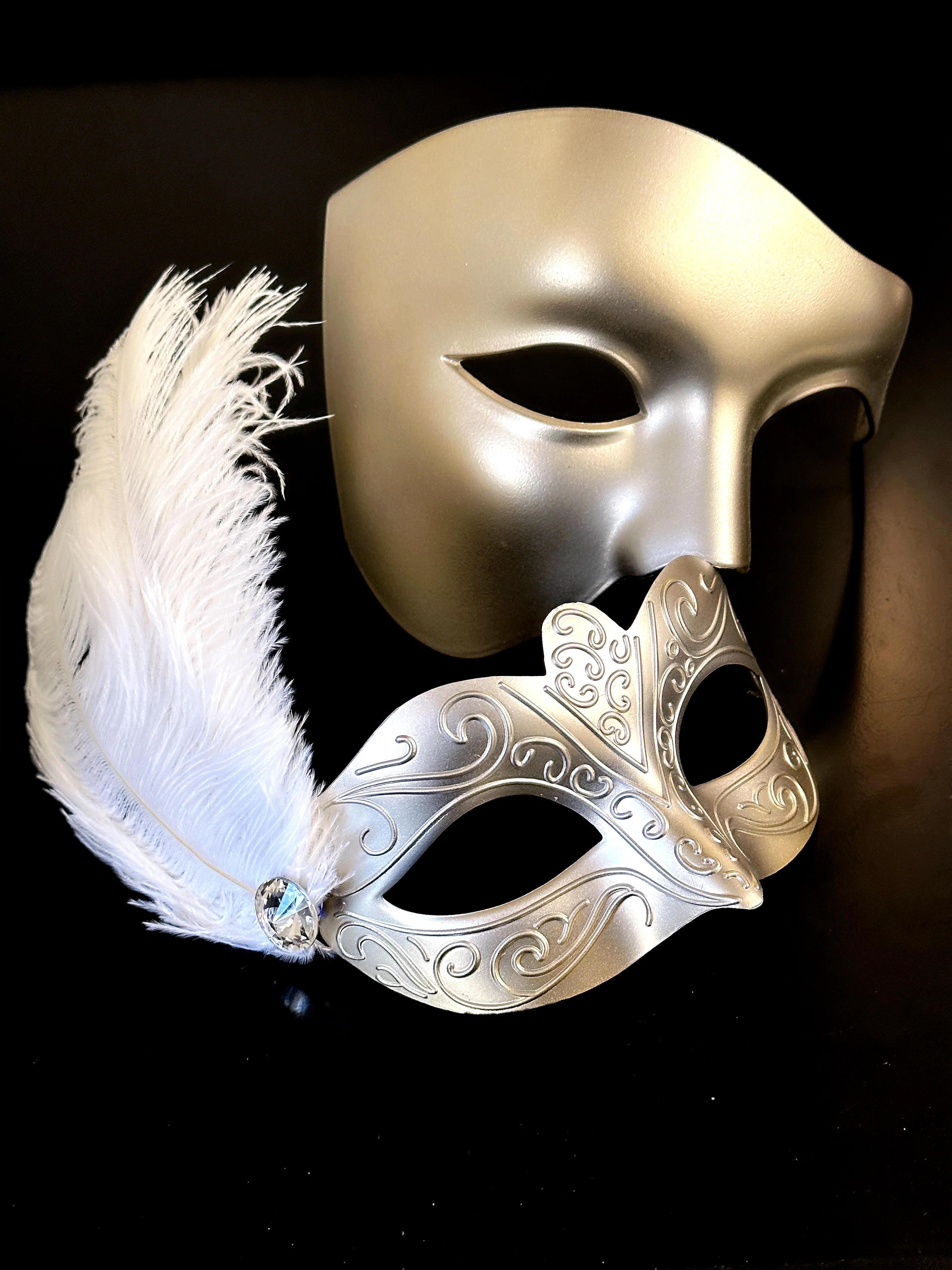 Moonlight Phantom Masks - Champagne - Image 2