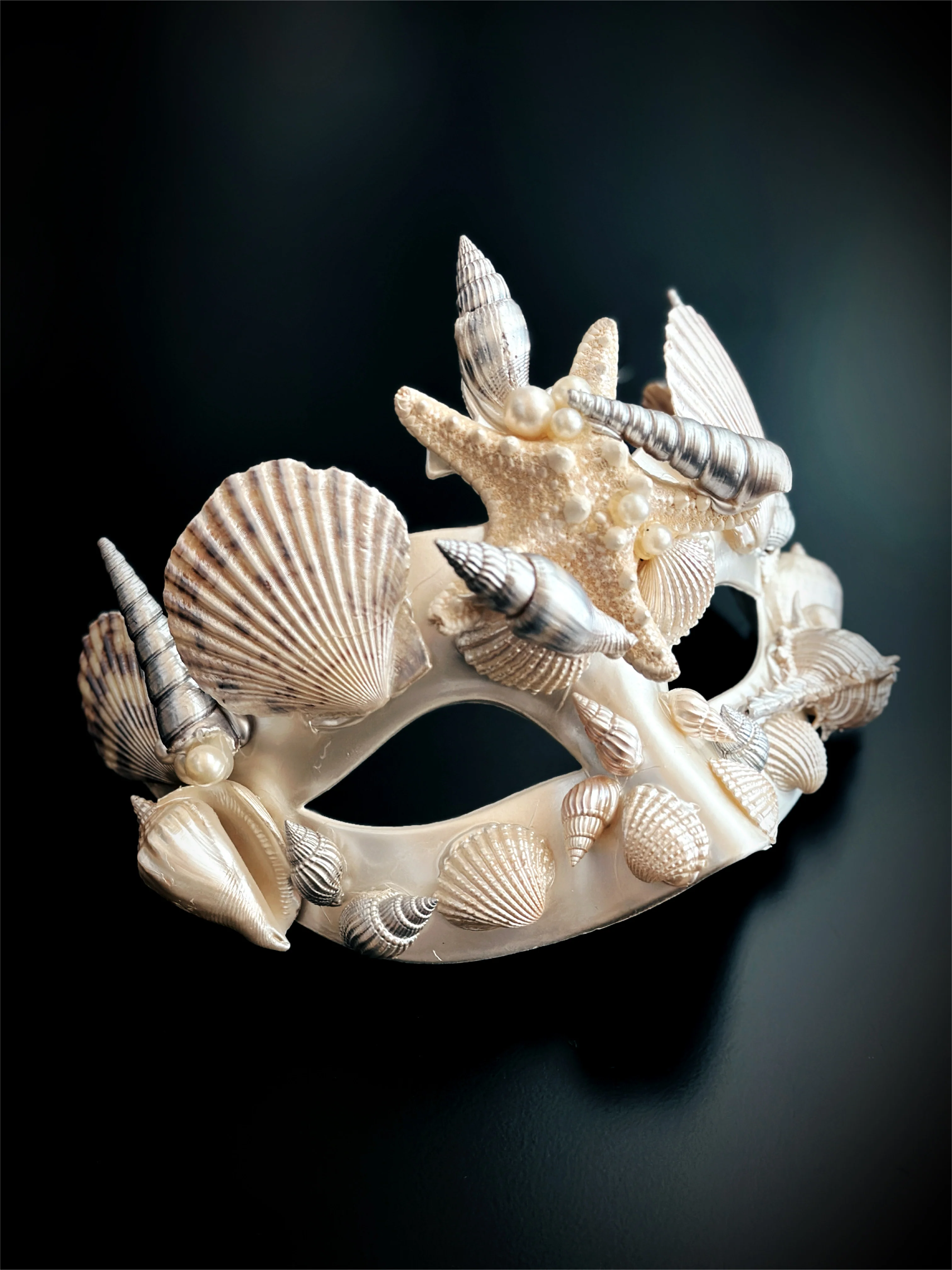 Ocean King & Queen Masks – Ivory - Image 5