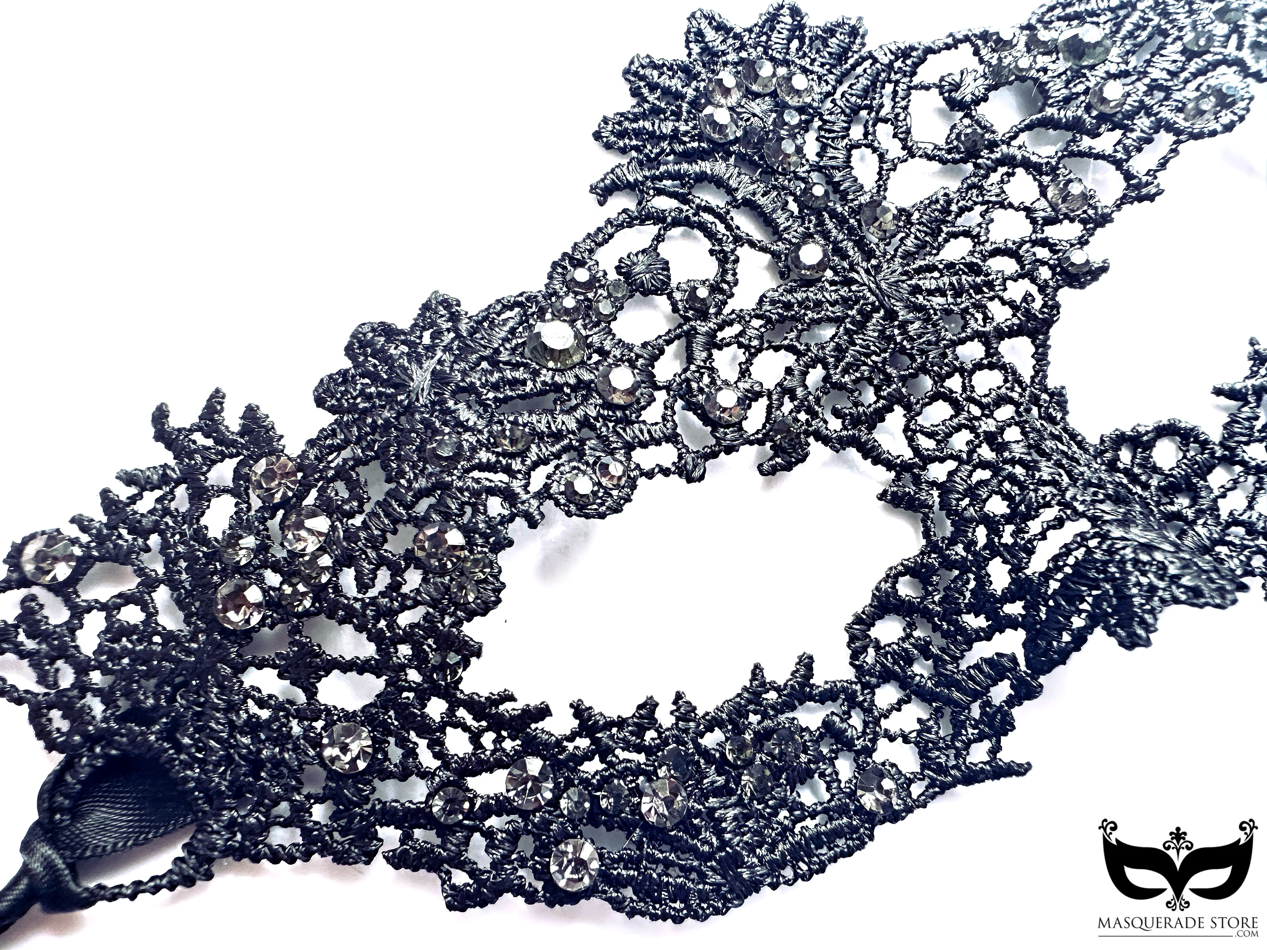 Diane Lace Mask - Black - Image 2