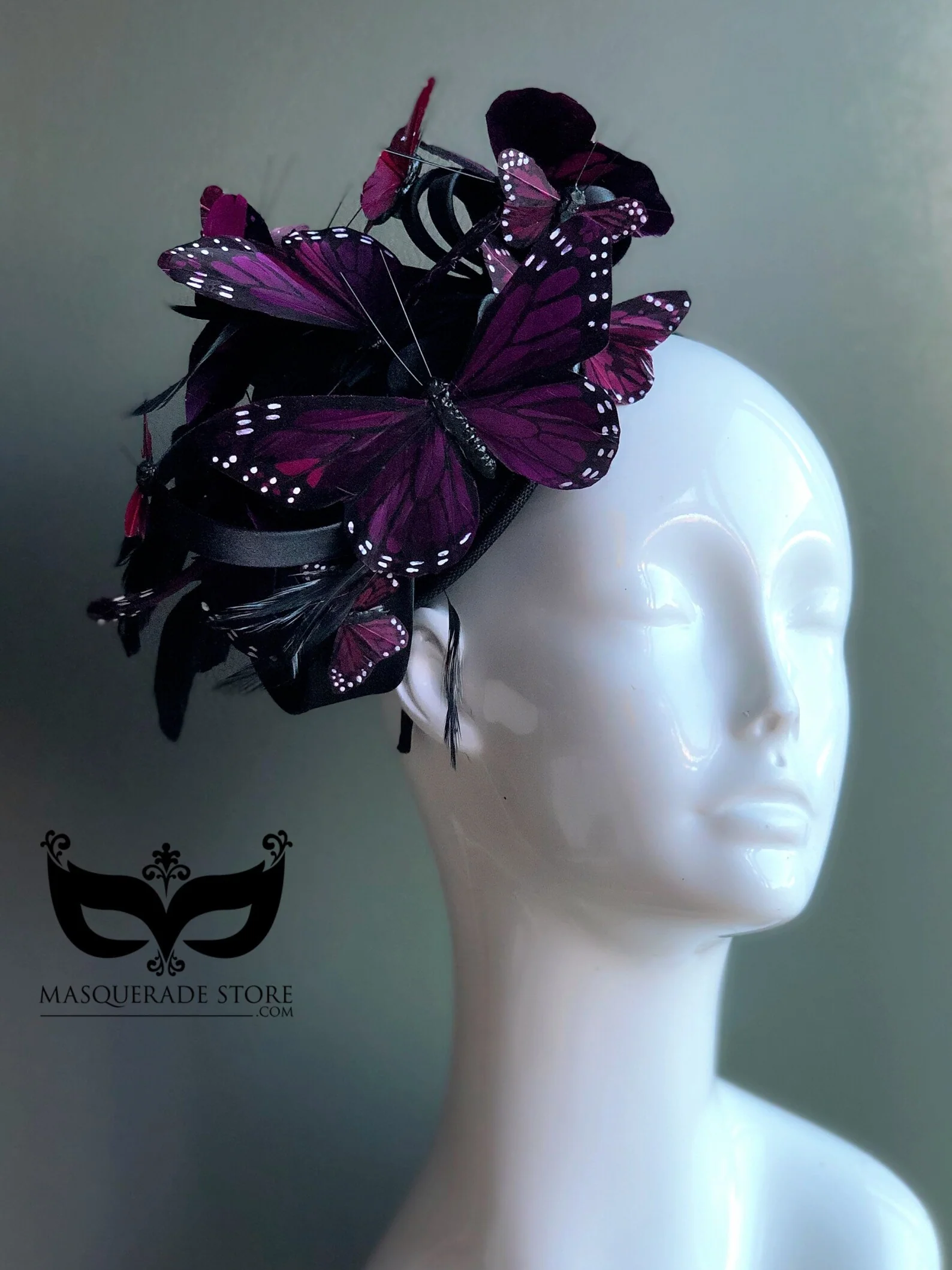 Butterfly Fascinator Hat - Image 4