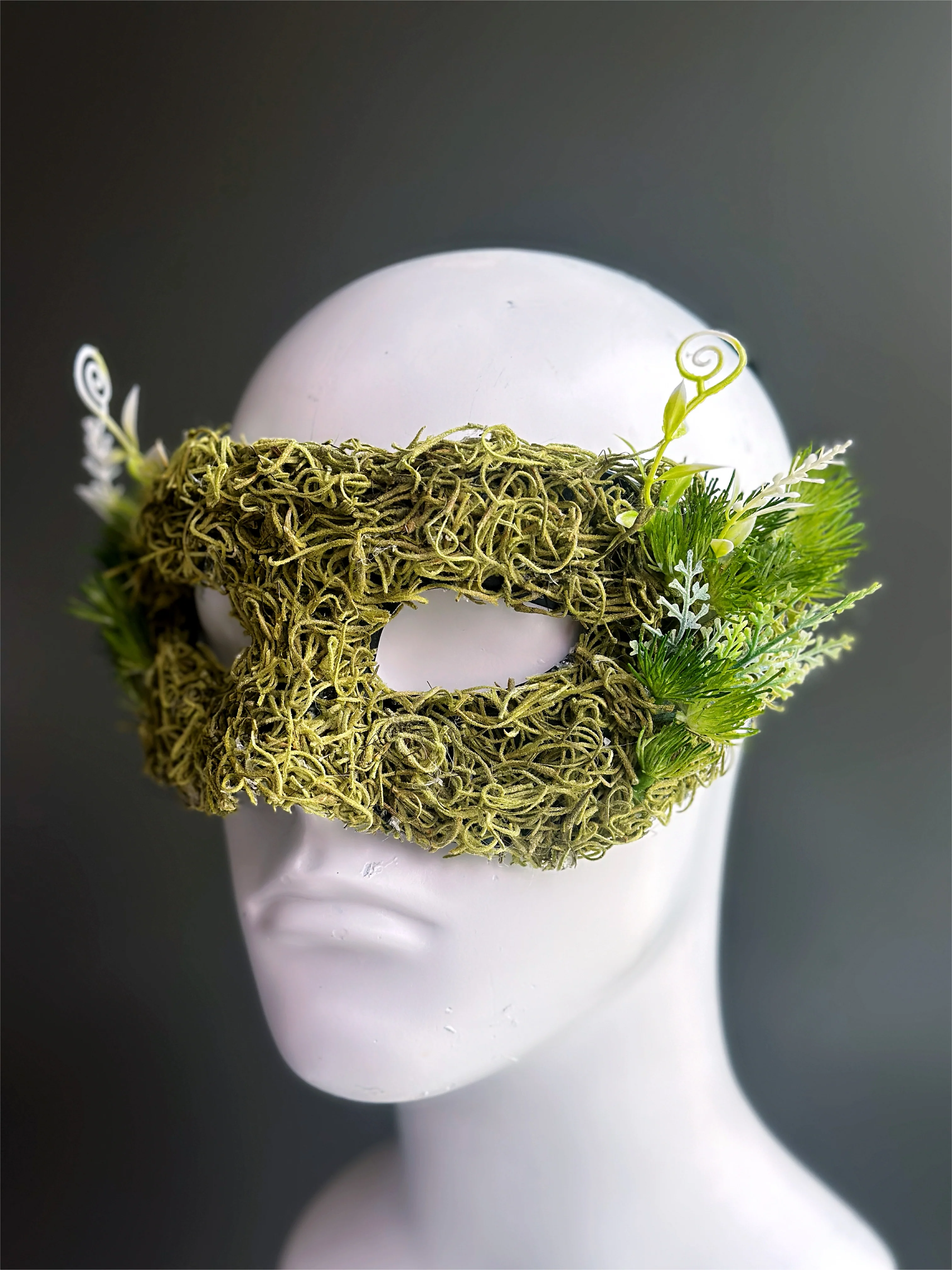 Forest Elf Mask - Green - Image 3