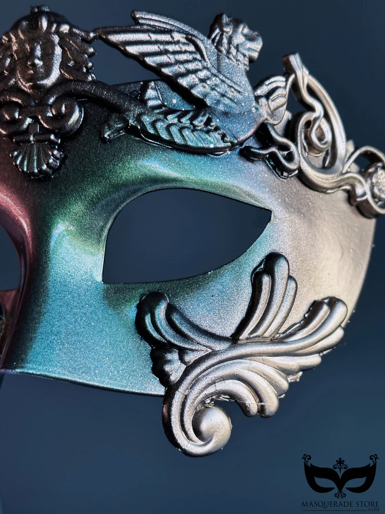 Gladiator Mask - Green Metallic - Image 4