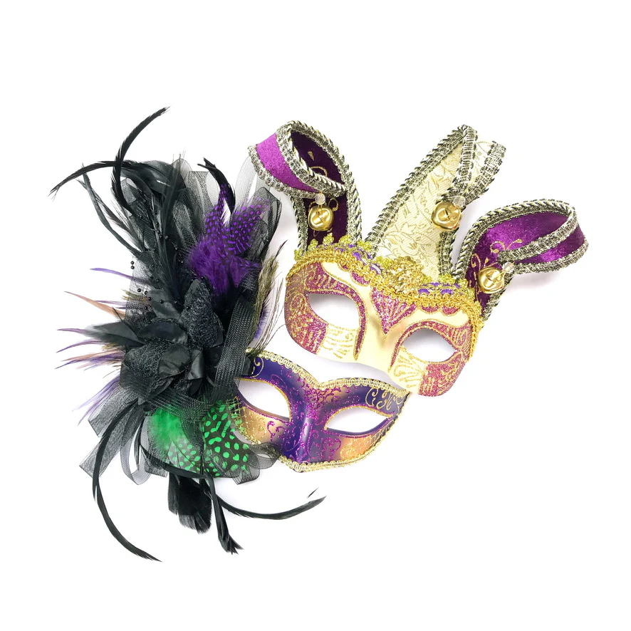 Jester Masks - Mardi Gras Vibes