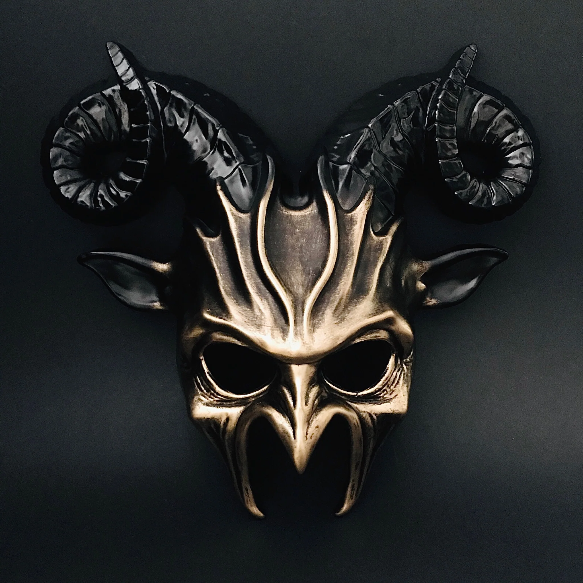 Baphomet Horned Masquerade Mask - Image 7