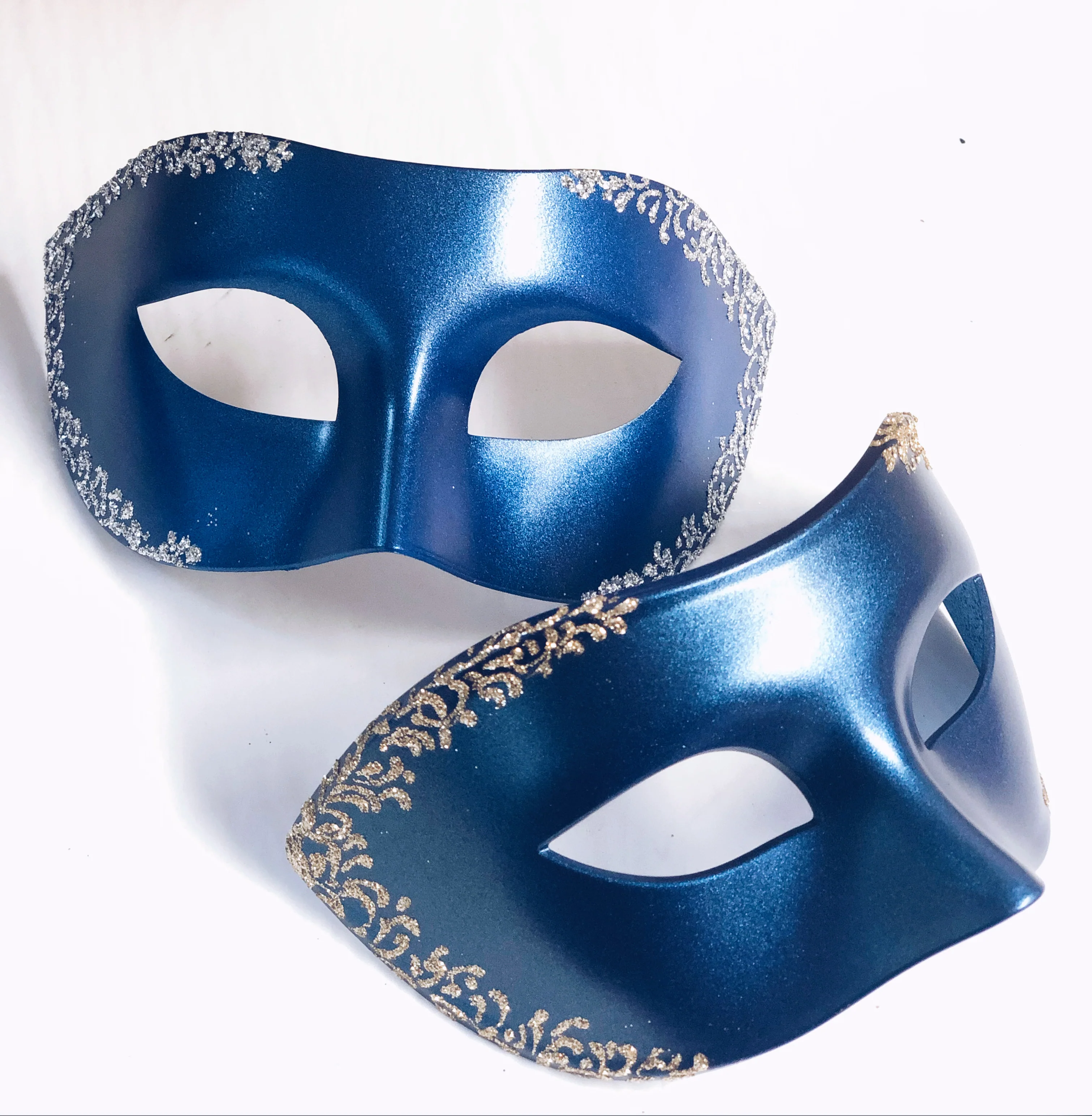 Men's Black or Blue Mask - Filigree - Image 4