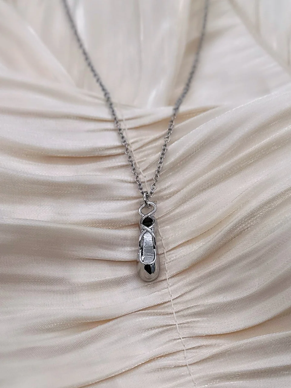 Angelina - Necklace (Silver) - Image 3