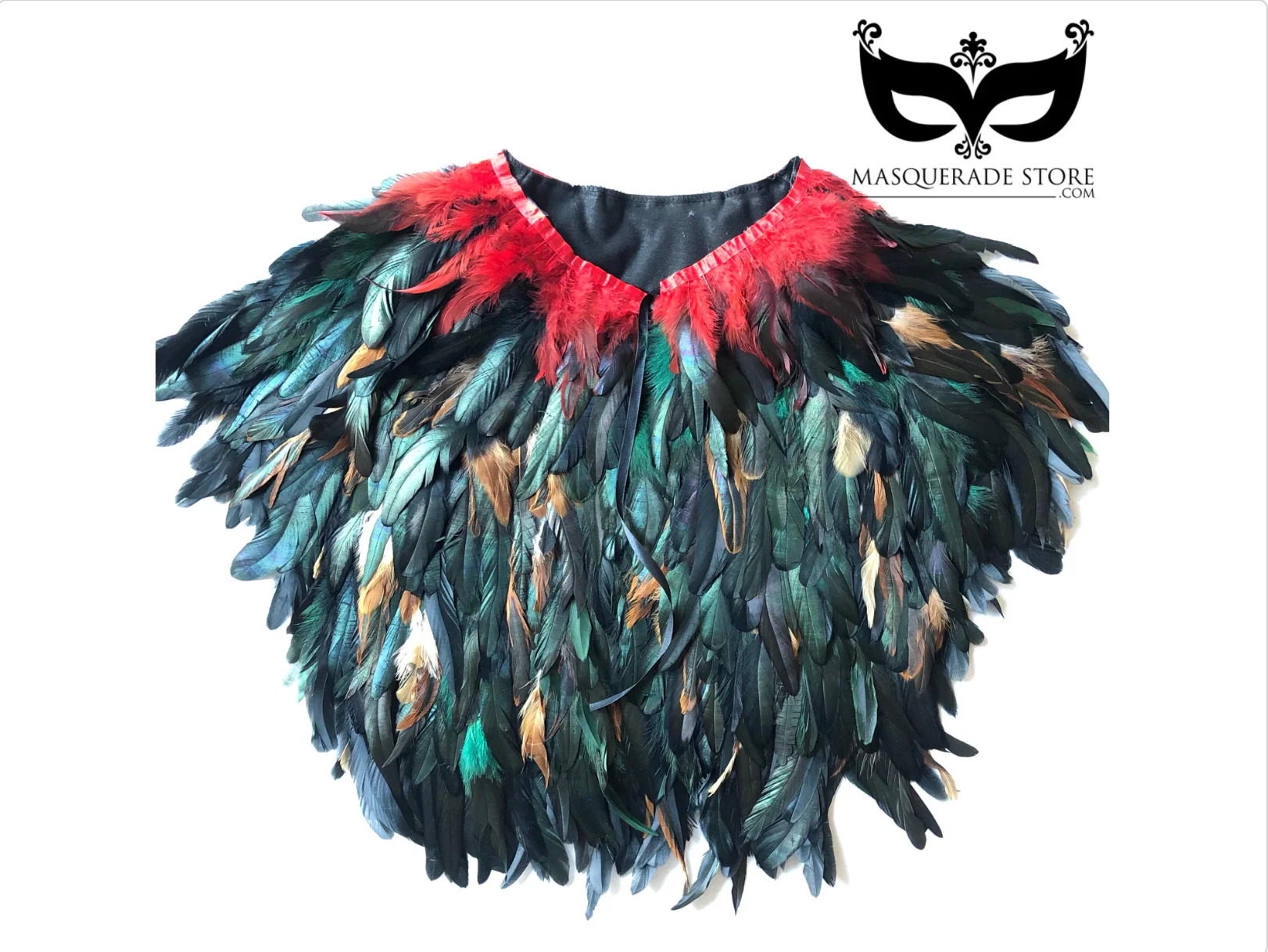 Red Witch Cape - viking spirit warrior - Image 2