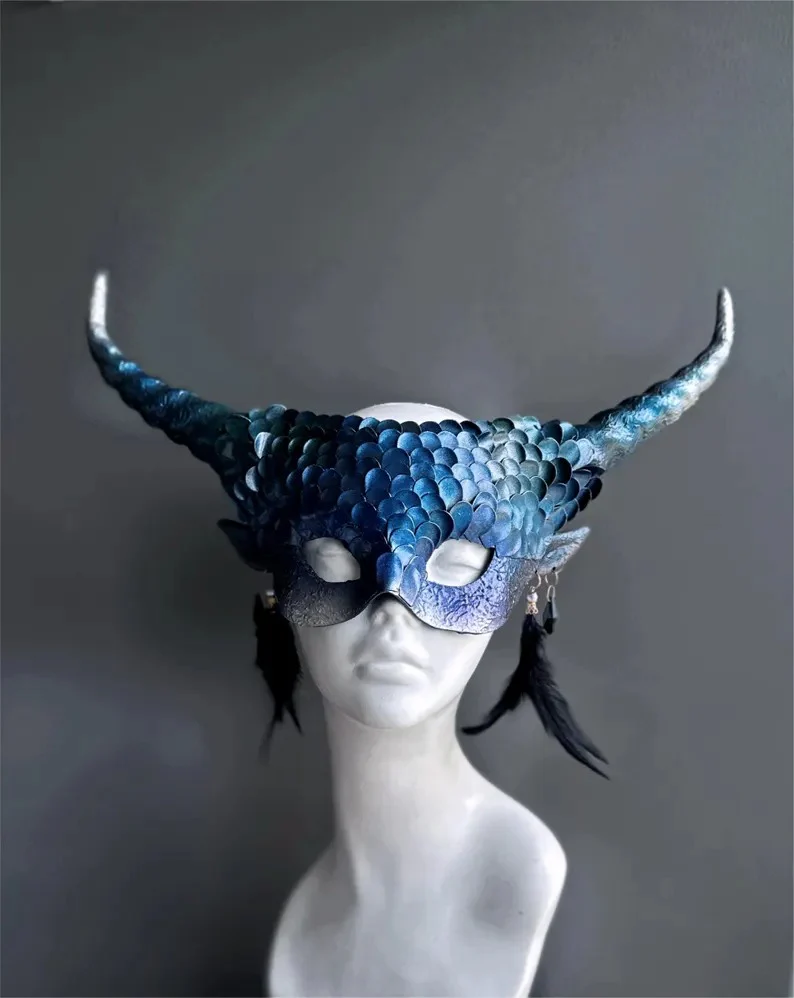 Dragon Nightspire Horn Mask - Skyfang - Image 2