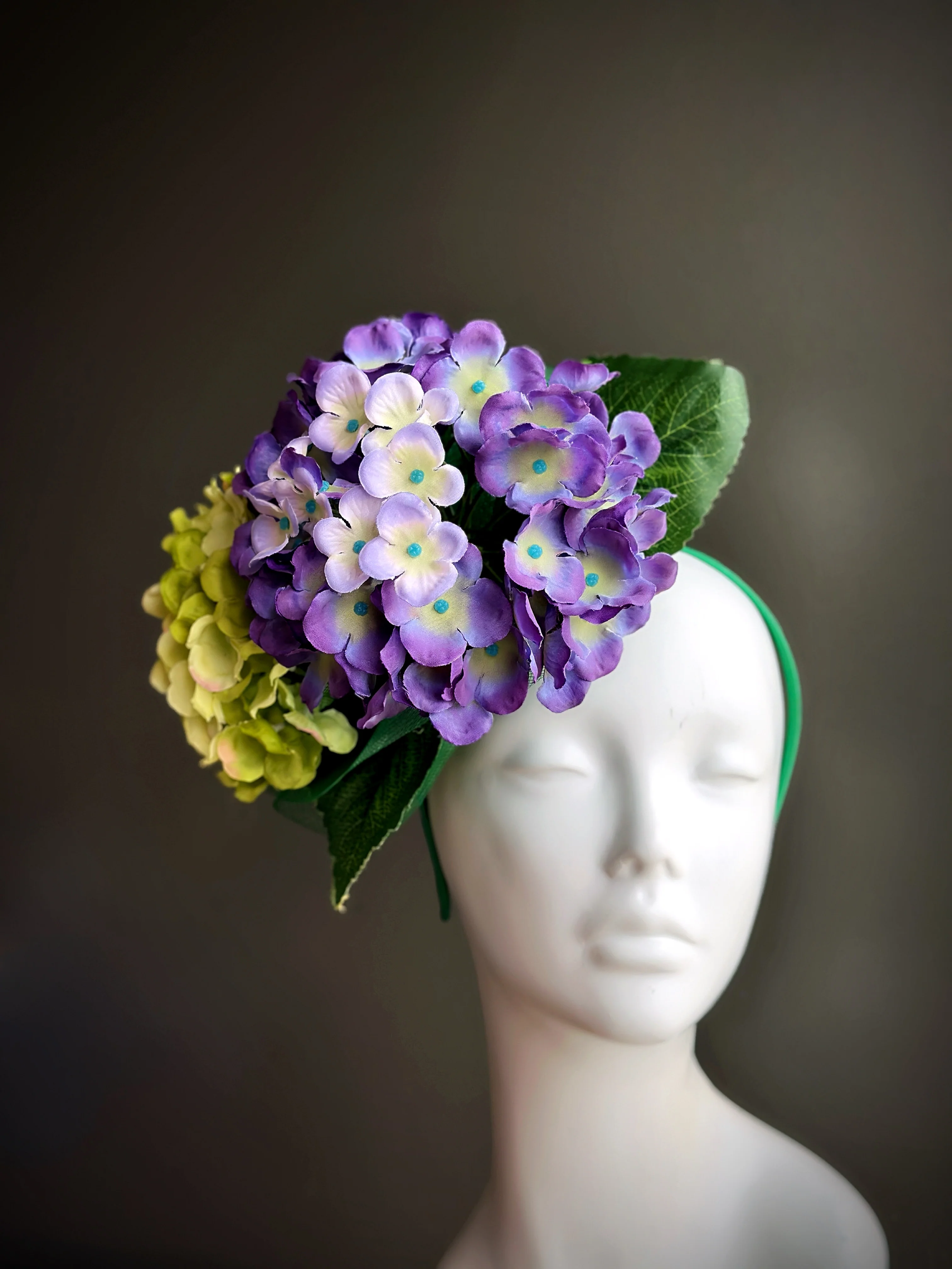 Violet Wink Fascinator - Purple - Image 3
