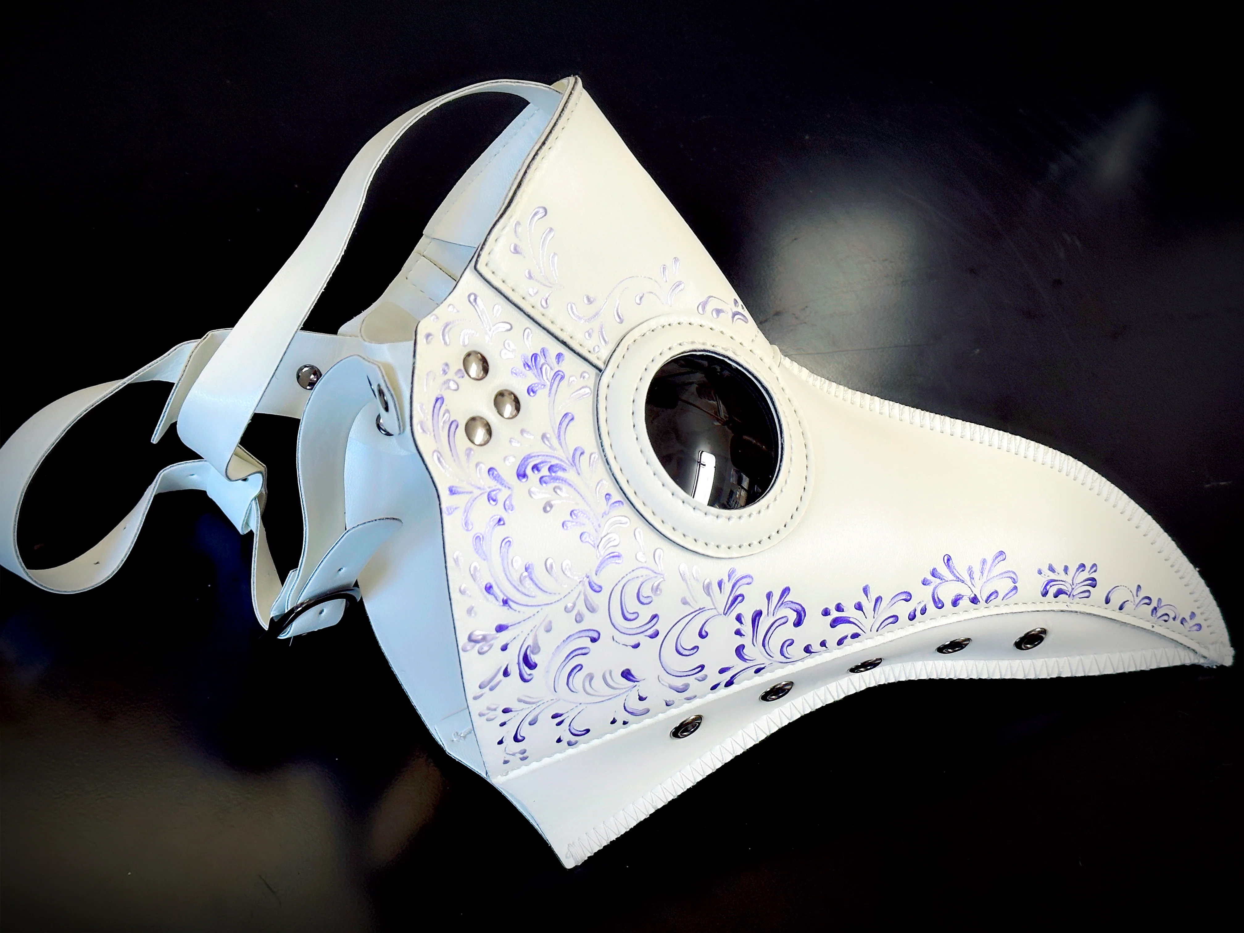 Vegan Leather Plague - Filigree Option - Image 7